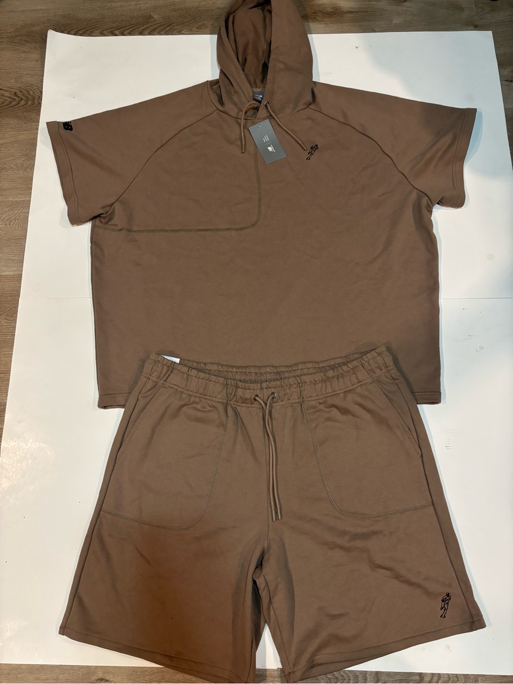 New Balance Shohei Ohtani Signature Hoodie Shorts Set/ Brown/ Size 2XL NWT